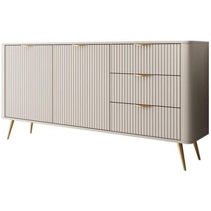 Meubella - Dressoir Lima - Beige - 163 cm