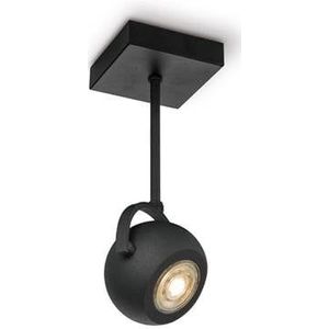 Home Sweet Home LED Opbouwspot Nop - incl. dimbare LED lamp - zwart