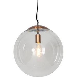 QAZQA Ball - Moderne Hanglamp - 1 Lichts - 400 Mm - Koper - Woonkamer - Slaapkamer - Keuken