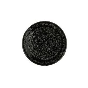 J-Line plateau Rond Klassiek - ijzer - zwart - small