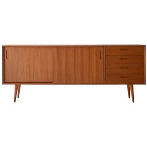 Tikamoon - Magda 50&apos;s - Massief mahoniehouten buffet 200 cm