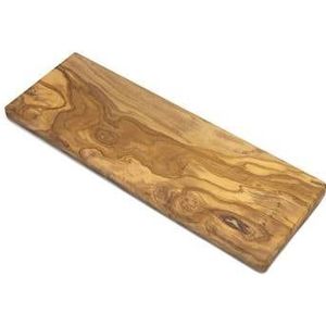 Olijfhouten plank rechthoekig 35 cm dikte 1,5 cm