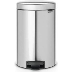 Brabantia NewIcon Pedaalemmer 12 L Vingerafdrukvrij - Matt Steel