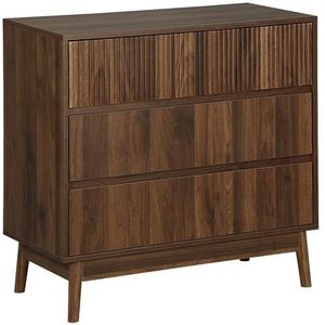 sweeek - Houten commode, 3 laden - linear
