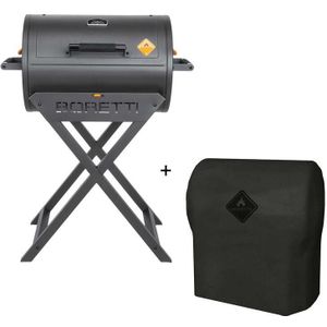 Boretti Fratello houtskoolbarbecue 2.0 incl. beschermhoes
