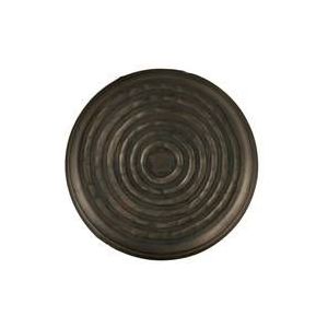 J-Line plateau Rond Klassiek - ijzer - brons - small