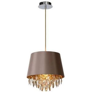 Lucide DOLTI Hanglamp 1xE27 - Taupe