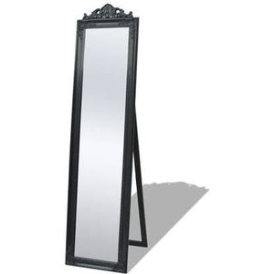 vidaXL-Vrijstaande-spiegel-Barokstijl-160x40cm-zwart