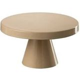 J-Line Cake bord - taartplateau - metaal - beige