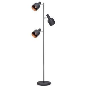 ETH  Sledge Vloerlamp Staande Lamp - 3xE27- Mat Zwart - Goud