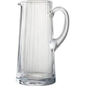 J-Line Lijnen karaf - glas - transparant - woonaccessoires