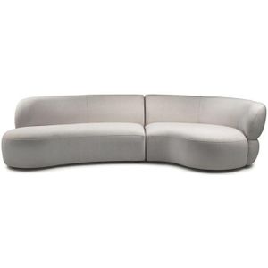 Rivièra Maison - Modulaire bank, N10 - Natural Grey, P99 - Polyester, 295x90x75 cm
