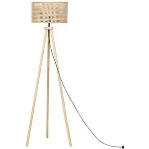 Beliani - PENTON - Staande lamp - Natuurlijk - Rotan