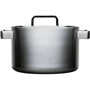 Iittala Roestvrijstalen braadpan, Pan + steelpan, Zilver