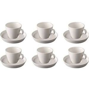 Palmer Cappuccinokop en schotel Da Vinci 20 cl Porselein 6 stuk(s)