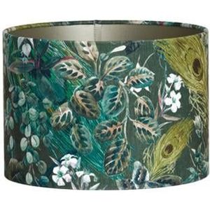 Light & Living Light&living Kap cilinder 30-30-21 cm XENIA FLORA groen