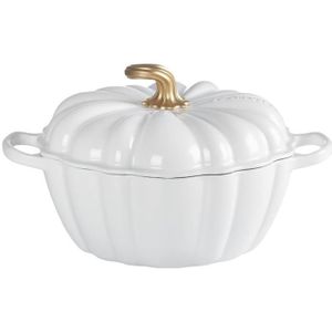 Le Creuset Braadpan Signature - Pompoen - Wit - ø 24 cm / 3.7 liter