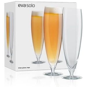 Eva Solo Glas Bier Groot 500 ml Set van 6 Stuks
