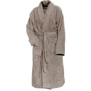 LINNICK Pure Badjas Velours taupe XXL