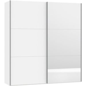 Jutzler Wit | Spiegel 202 cm Schuifdeur Halkast