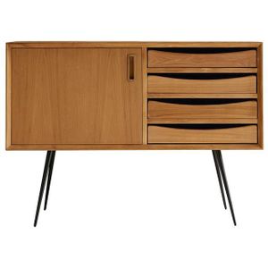Tikamoon - Simen - Teakhouten dressoir 100 cm