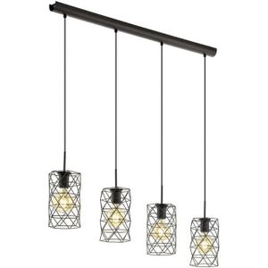 EGLO Hanglamp ESTEVAU 4x60 W bruin 97066