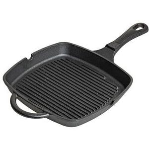 Blackwell Grillpan Gietijzer - 23 x 23 cm - Zonder anti-aanbaklaag