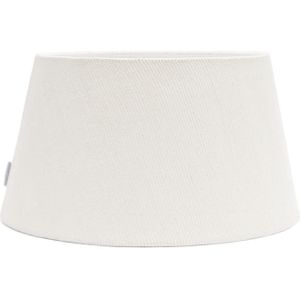 Riviera Maison Lampenkap groot Wit - Taper - Linnen (ØxH) 45x25