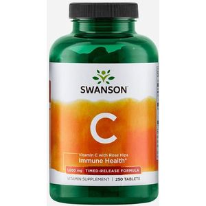Vitamin C 1000 mg W/RH TR | Swanson  | 250 stuks (250 doseringen)