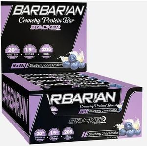 Barbarian Crunchy Protein Bar | Stacker 2 | Blueberry Cheesecake | 825 gram (15 repen)