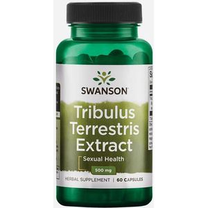 Herb Tribulus Terrestris Extract 500mg | Swanson  | 60 stuks (1 maanden)