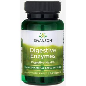 Swanson Health Digestive Enzymes - Vitamines / Enzymen - 180 Tabletten - 1 Potje