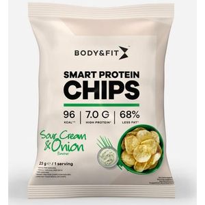 Smart Chips | Body & Fit | Sour Cream & Onion | 276 gram (12 zakjes)