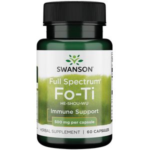 Swanson - Full Spectrum Fo-Ti (He-Shou-Wu) - Voedingssupplement - 60 Capsules