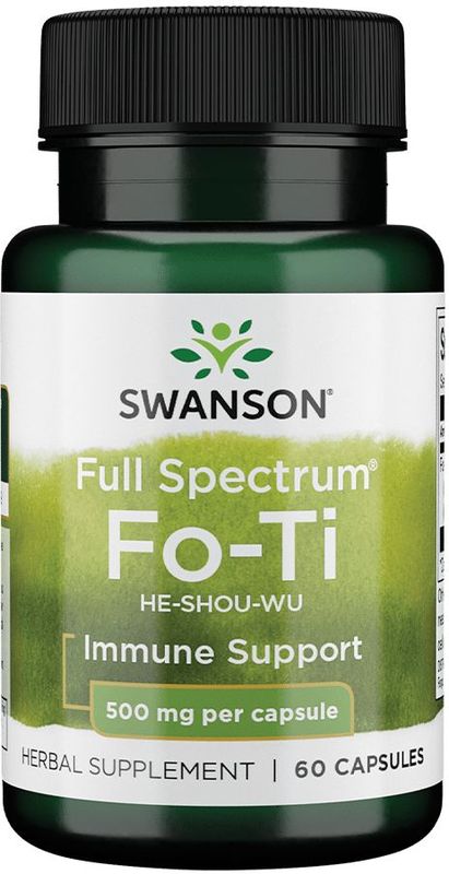 Swanson - Full Spectrum Fo-Ti (He-Shou-Wu) - Voedingssupplement - 60 Capsules