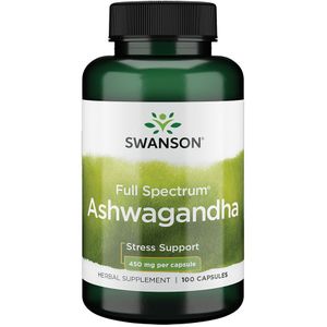 Swanson - Volledig Spectrum Ashwagandha - 450 mg - 100 Capsules