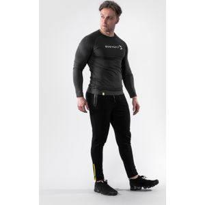 Body & Fit - Hero Motion - Sportshirt - Grijs - Lange Mouwen - Fitness Shirt Mannen