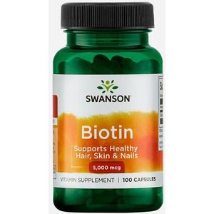 Biotine 5000 mcg | Swanson  | 100 capsules