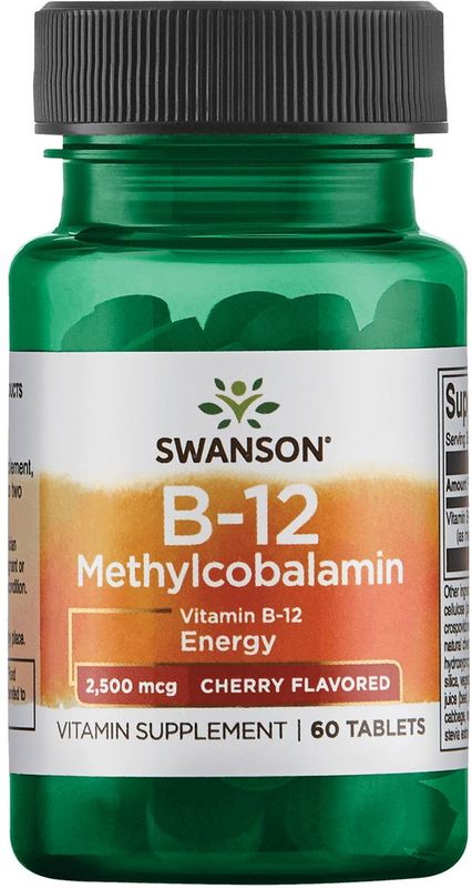 Swanson Health Vitamine B12 - 2500mcg - 60 Tablets - Swanson