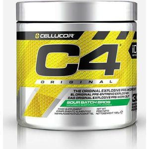 C4 Original Pre-workout | Cellucor | Sour Batch Bros | 195 gram (30 doseringen)