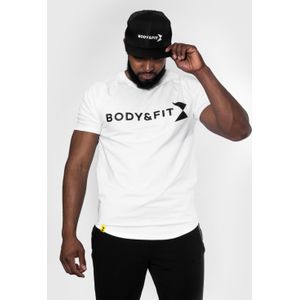 Body & Fit - Essential Relax T Shirt - Sportshirt - Wit - Slim Fit