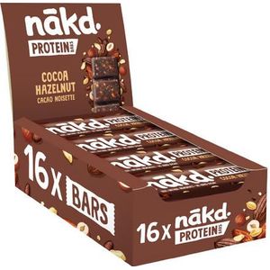 Nakd Protein Bar - Proteine Reep - Eiwitreep - Eiwitrepen - Cocoa Hazelnoot Protein - 720 gram (16 repen)