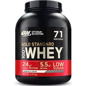 GOLD STANDARD 100% WHEY PROTEIN | Optimum Nutrition | Cookies & Cream | 2,27 kg (71 Servings)