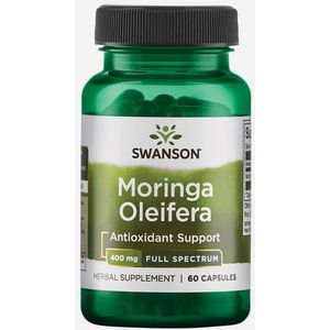 Full Spectrum Moringa Oleifera 400mg | Swanson  | 60 stuks (2 maandverpakking)