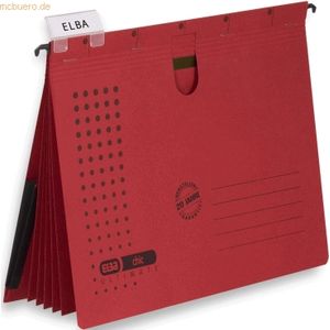 Elba Organisationshängehefter chic Ultimate VE=5 Stück rot