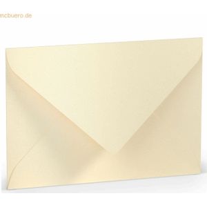 50 x Paperado Briefumschlag B6 Nassklebung candle light