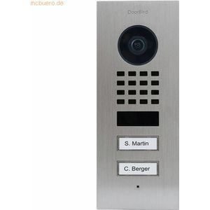 DoorBird DoorBird D1102V IP Vid. Türst. V2A Edels. 2Ruftasten Unterput