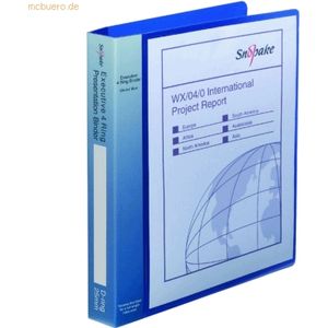 10 x Snopake Präsentations-Ringbuch Executive A4 4 Ringe 25mm electra