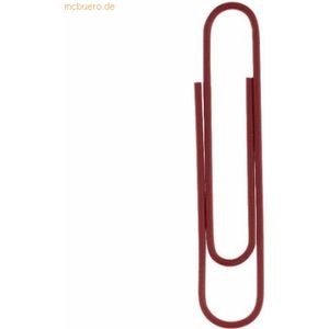Alco Briefklammer Metall kunststoffüberzogen 50mm rot VE=100 Stück
