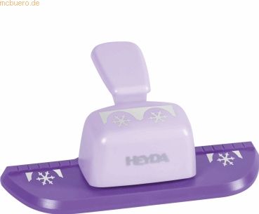 Heyda Motivstanzer für Karton bis 220g/qm Bordüre Kristall 50x20mm